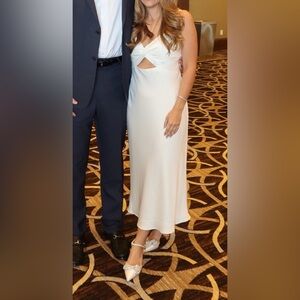 Jenny Yoo Adelaide Little White / Ivory Dress Midi